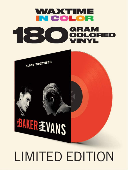 Chet Baker/ Bill Evans Alone Together LP Vinile Edizione Limitata Colorato Red