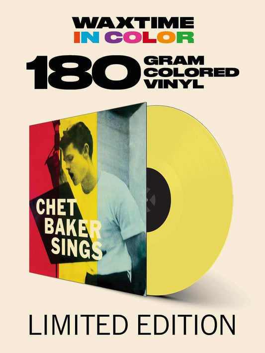 Chet Baker Sings LP Vinile Edizione Limitata Colorato Yellow