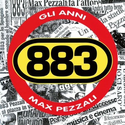 883 Max Pezzali Gli Anni Doppio Vinile Propellerhead Giallo e Arancione + Rosso e Bianco Limitato Numerato LP Pre Order Dall'11 Luglio