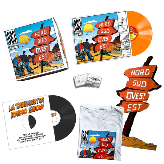 883 – Nord Sud Ovest Est | Box Deluxe 2LP + MC, Pop-up e T-shirt | Pre-order 6 novembre 2026