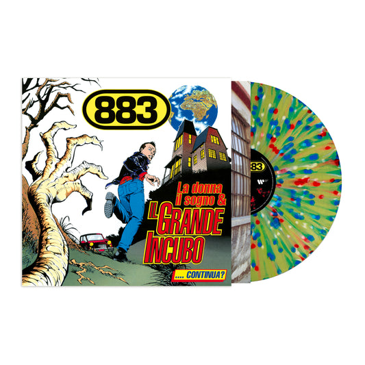 883 La donna il sogno & il grande incubo Vinile Splatter Neon Giallo Limitato Numerato Lp Pre Order Dal 31 Ottobre