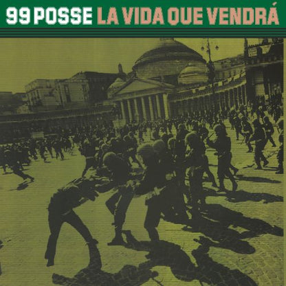 99 Posse La Vida Que Vendrà Doppio Vinile Lp Colorato Verde Mix Giallo e Bianco Con Remix
