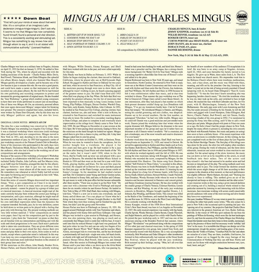 Charles Mingus Ah Hum LP Vinile Edizione Limitata Colorato Azzurro