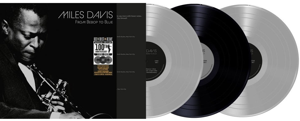 Miles Davis From Bebop To Blue  3 Lp Vinile Colorato  Solid Silver & Solid Black Vinyl Rsd 2026