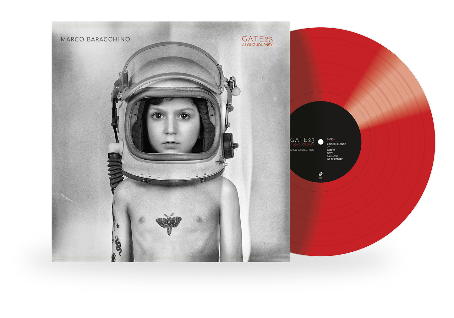 Marco Baracchino Gate 23 A long journey  LP Vinile Colorato Rosso Edizione Limitata