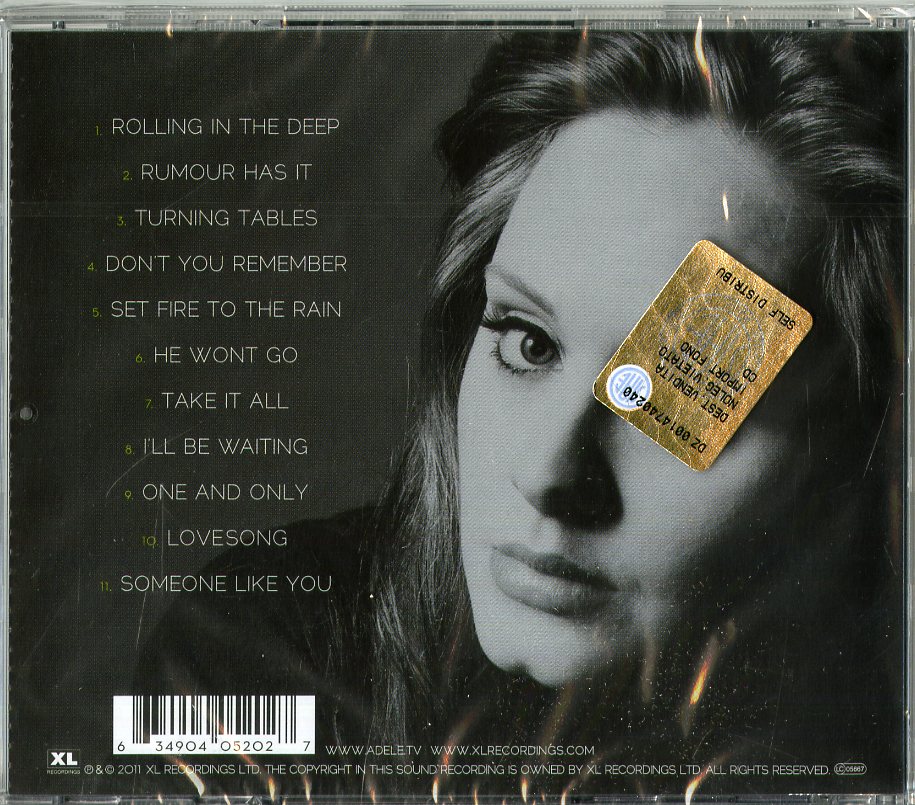 Adele 21 Cd