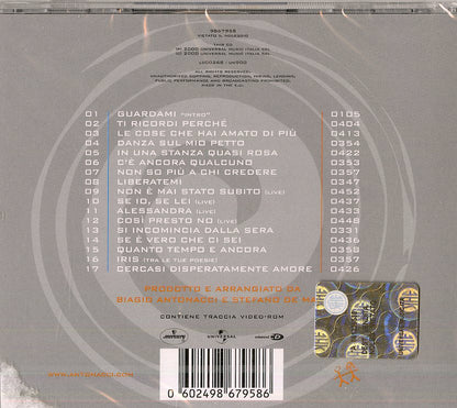 Biagio Antonacci Tra Le Mie Canzoni CD
