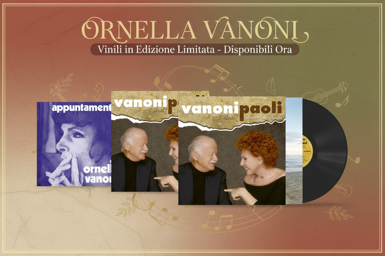 Banner Ornella Vanoni Vinili con Copertine Reali