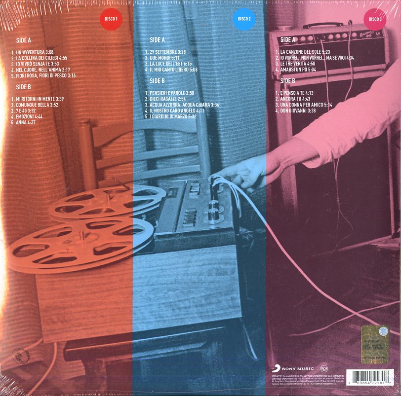Lucio Battisti – Masters – 3LP vinile nero – Offerta