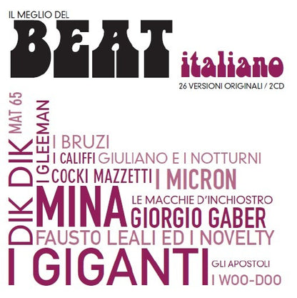 Artisti Vari Il Meglio Del Beat Italiano 26 Versioni Originali Doppio CD
