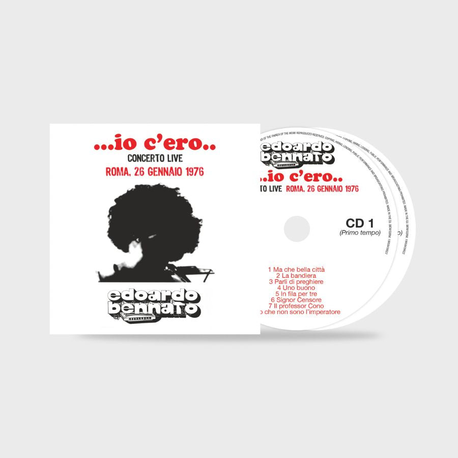 Edoardo Bennato ...Io C'Ero.. (Concerto Live Roma, 26 Gennaio 1976) 2 CD Pre Order Dal 10 Luglio