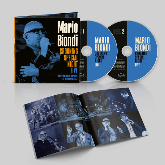Mario Biondi Crooning Special Night-Live-Teatro Antico Di Taormina 2024  Doppio CD Pre Order Dal 12 Settembre