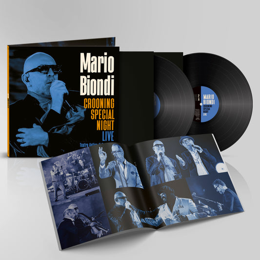Mario Biondi Crooning Special Night-Live-Teatro Antico Di Taormina 2024 Doppio Vinile Nero LP