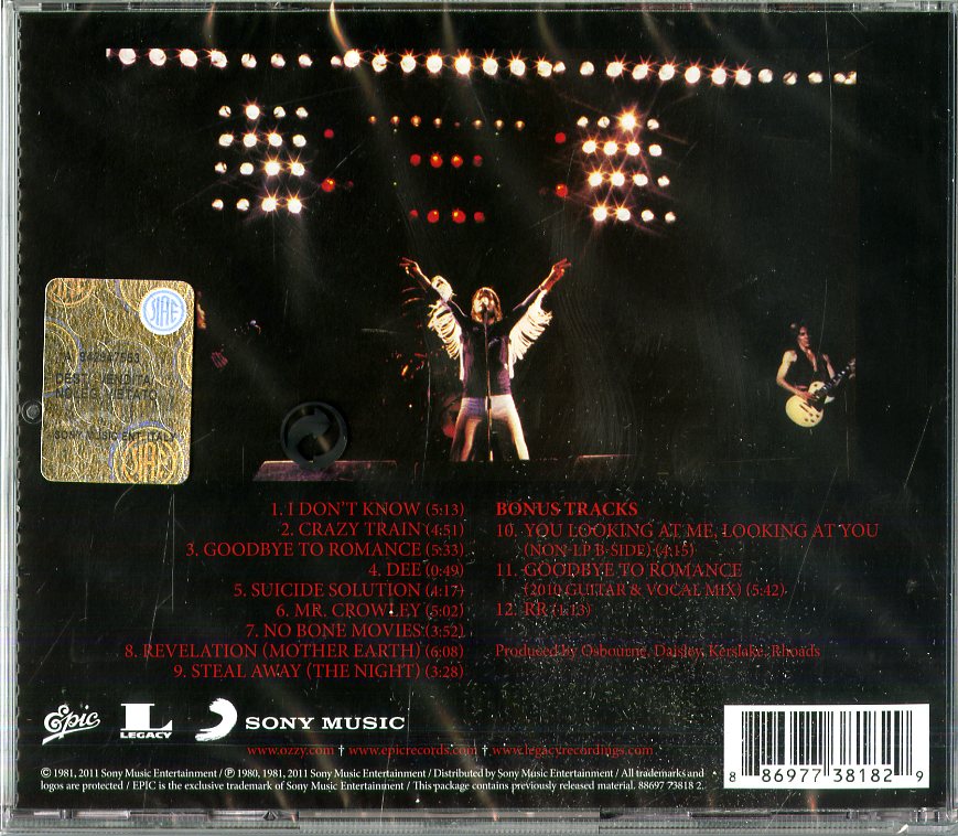 Ozzy Osbourne – Blizzard of Ozz | CD | Offerta