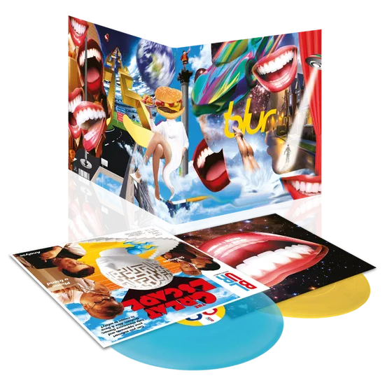 Blur The Great Escape 30Th Anniversario Vinile Giallo E Blu LP Pre Order Dal 12 Dicembre