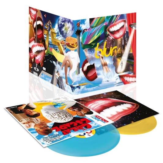 Blur The Great Escape 30Th Anniversario Vinile Giallo E Blu LP Pre Order Dal 12 Dicembre
