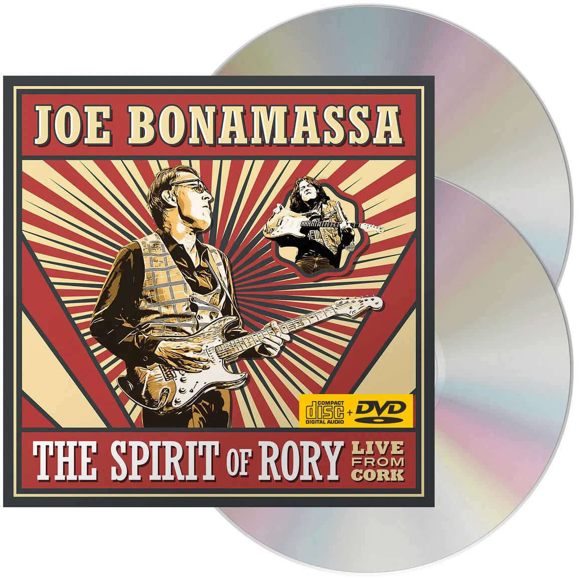 Joe Bonamassa The Spirit Of Rory - Live From Cork CD + DVD Pre Order Dal 19 Giugno