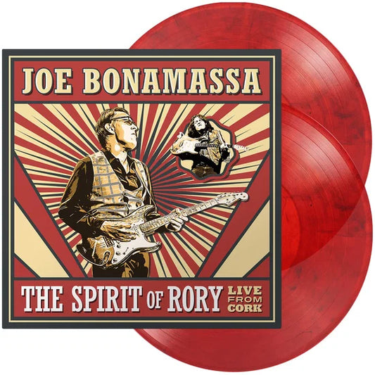 Joe Bonamassa The Spirit Of Rory - Live From Cork 2 LP Colorato Rosso Marmorizzato Pre Order Dal 19 Giugno