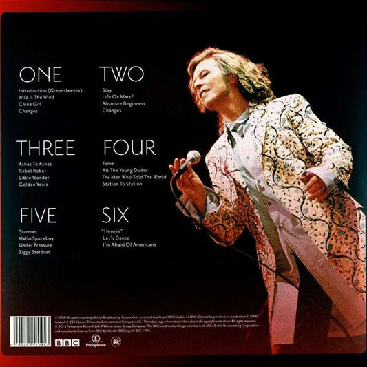 David Bowie Glastonbury 2000 Triplo Vinile Nero Lp Ristampa 2025
