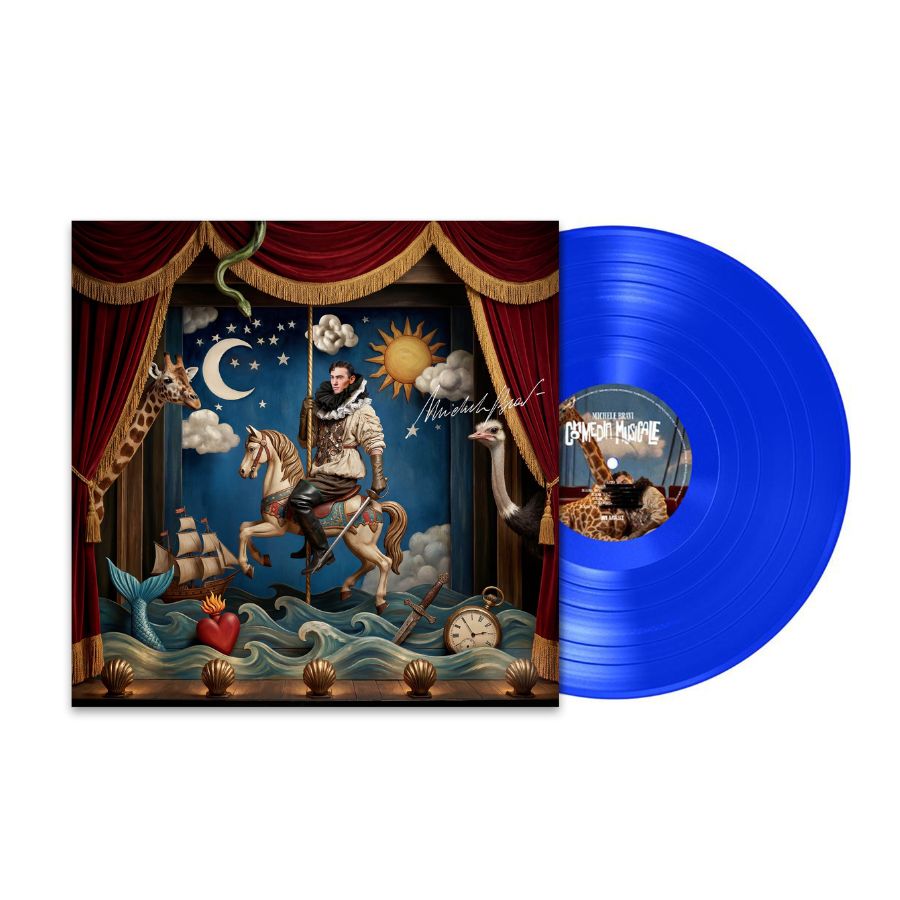 Michele Bravi Commedia Musicale Vinile Blu Autografato Limitato LP