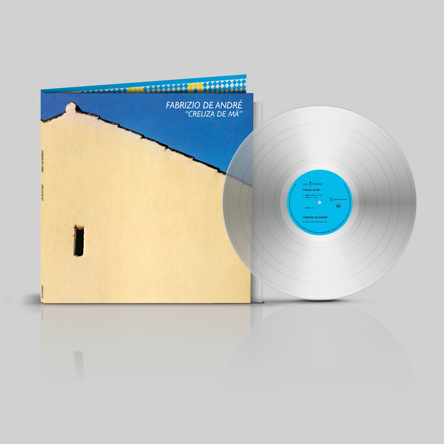 Fabrizio De Andre' Creuza De Ma' Vinile Colorato Trasparente 180 Gr. 24 Bit/192KHz Limitato 500 Copie Numerato Esclusiva Indie
