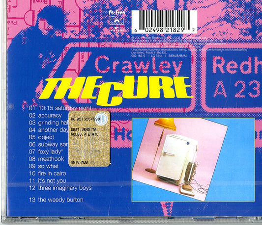 The Cure Three Imaginary Boys Cd