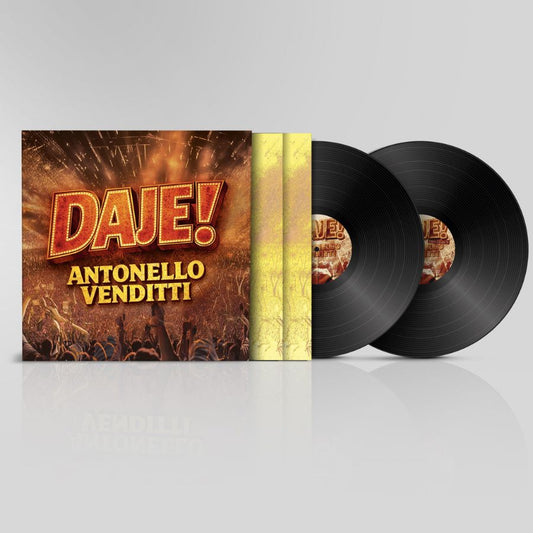 Antonello Venditti Daje! Live LP Doppio Vinile Nero 180 Gr. Pre Order Dal 19 Giugno
