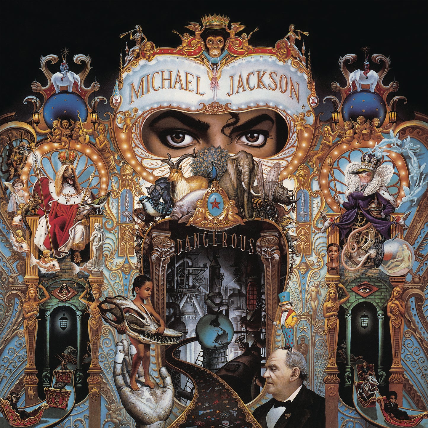 Michael Jackson Dangerous 2 LP Vinile  Nero