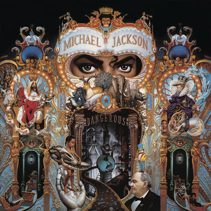 Michael Jackson Dangerous 2 LP Vinile  Nero