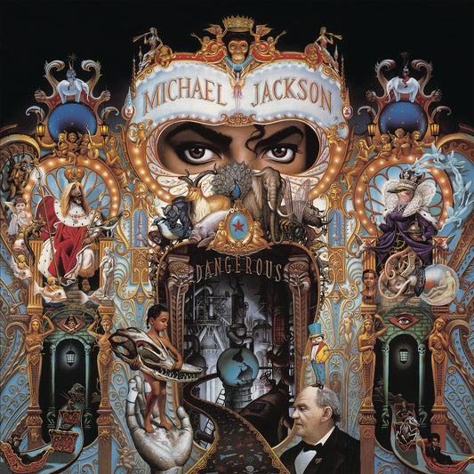 Michael Jackson Dangerous 2 LP Vinile  Nero