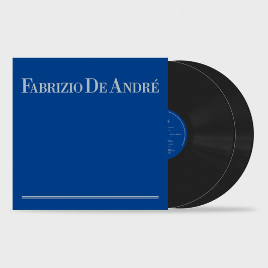 Fabrizio De Andre' Antologia Blu LP Doppio Vinile Nero 180Gr. Limitato