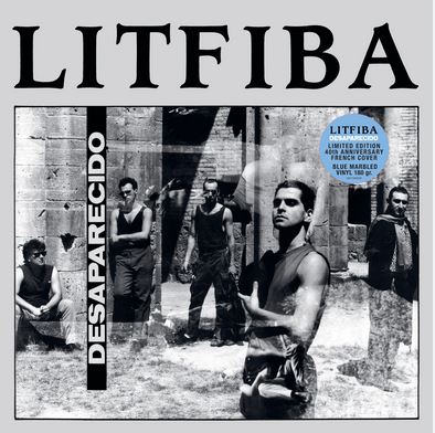 Litfiba Desaparecido French Cover Vinile Blu Marmorizzato Ristampa 2025