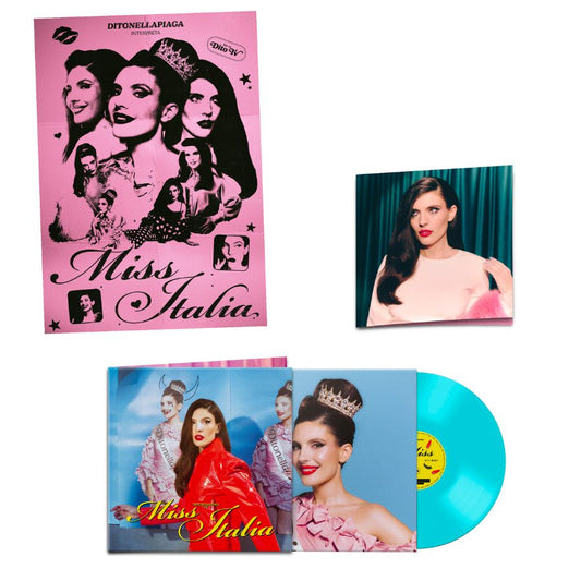 Ditonellapiaga Miss Italia Vinile Blu Trasparente Limitato E Numerato