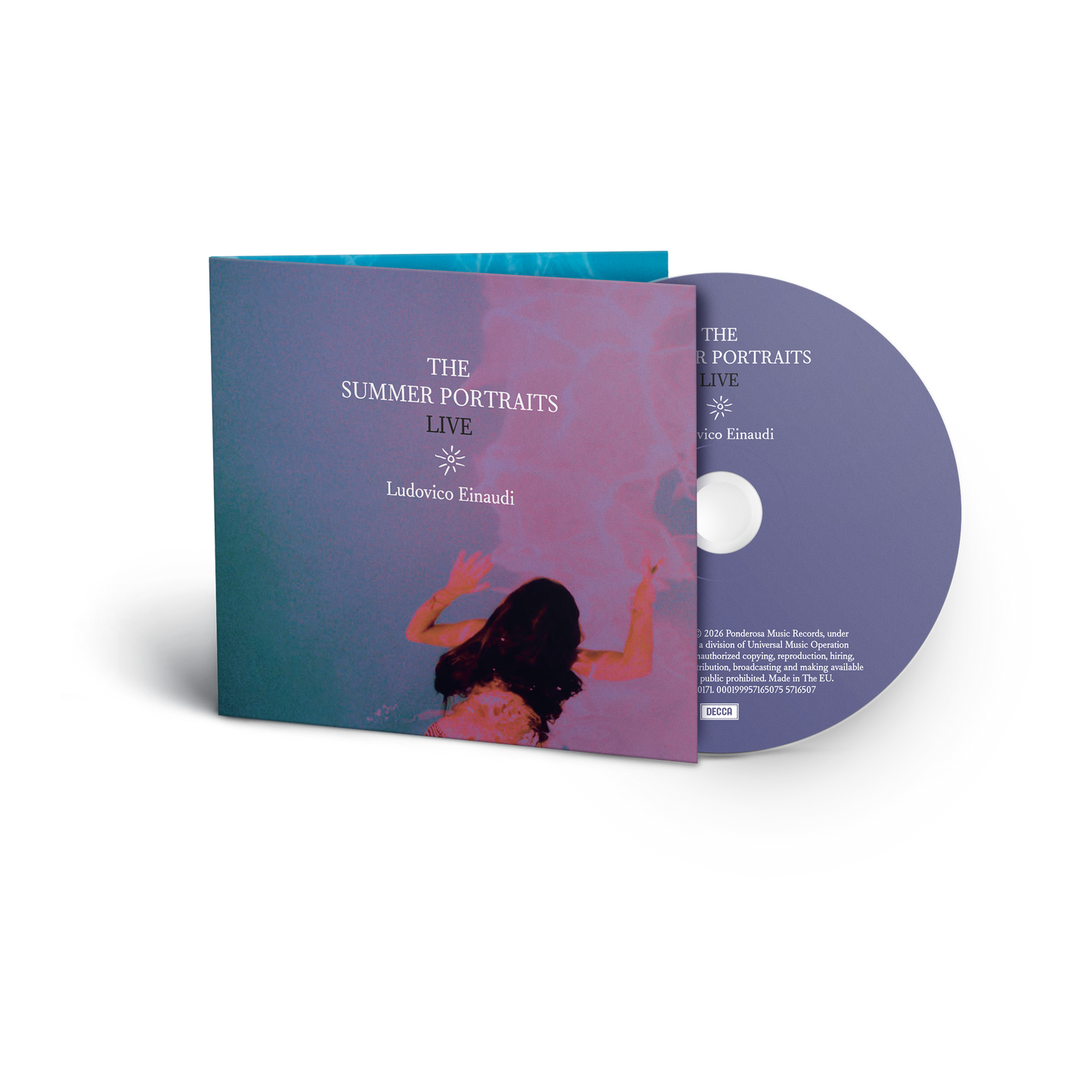 Ludovico Einaudi The Summer Portraits Live 2 CD Doppio Cd Pre Order Dal 4 Settembre