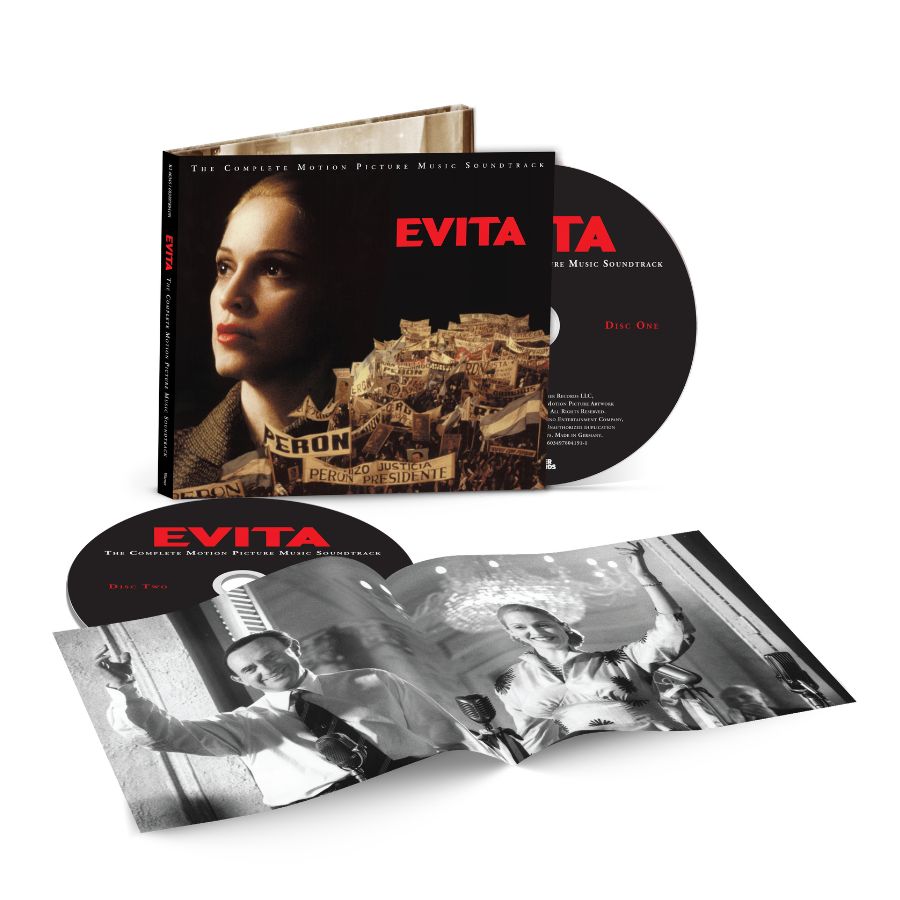 Madonna – Evita: colonna sonora completa | 2CD softpack, pre-order 13 novembre