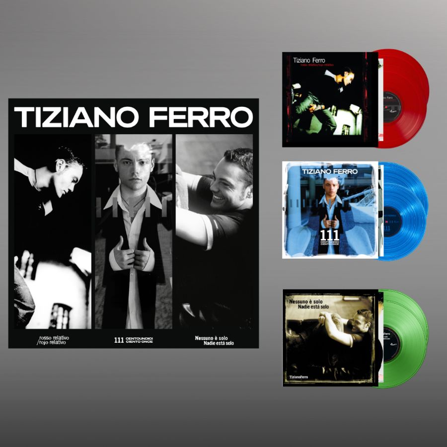 Tiziano Ferro Collection LP Box Sei Vinili Colorati Limitato Pre Order Dal 29 Maggio
