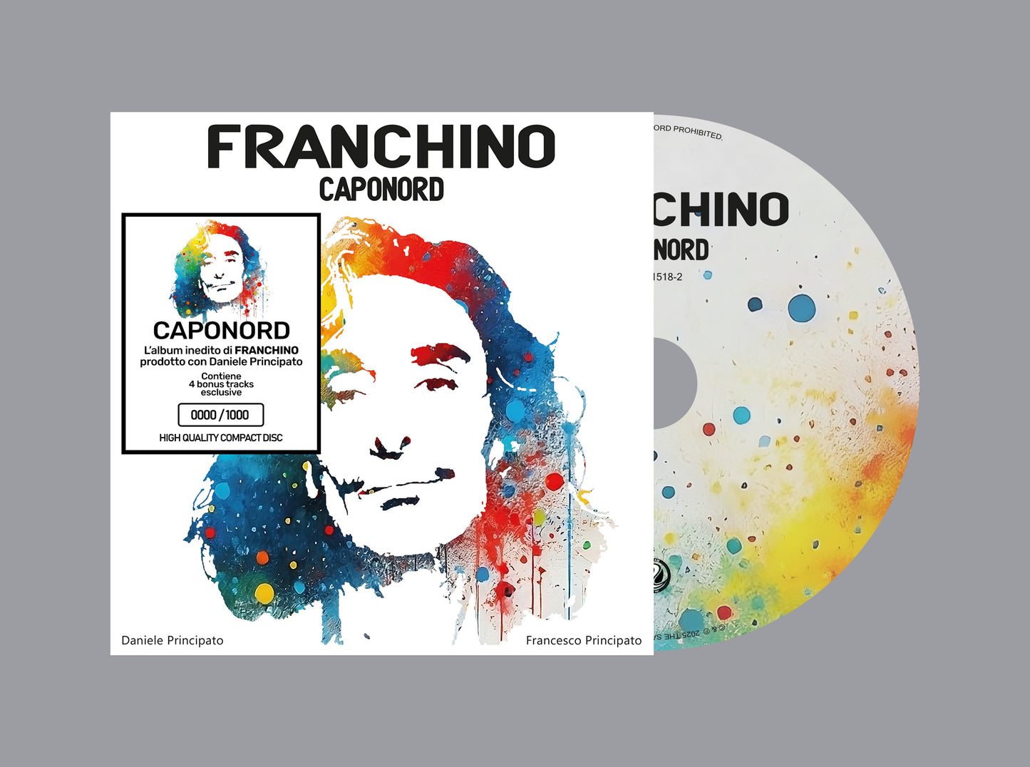 Franchino Caponord Cd Jewel Box Limitato Numerato 4 Bonus Tracks Pre Order Dal 28 Marzo