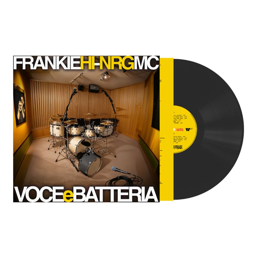 Frankie Hi-Nrg Mc Voce E Batteria LP Vinile Nero Pre Order Dal 29 Maggio