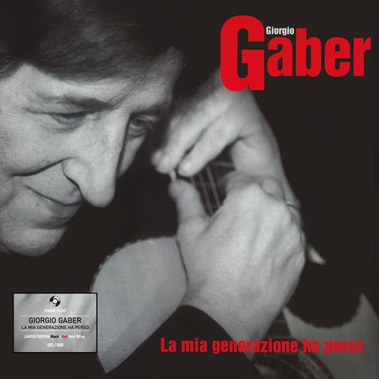 Giorgio Gaber – La Mia Generazione Ha Perso | 2LP Doppio Vinile Rosso e Nero