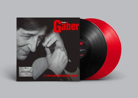 Giorgio Gaber – La Mia Generazione Ha Perso | 2LP Doppio Vinile Rosso e Nero