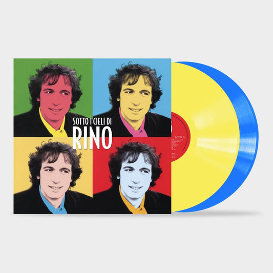 Rino Gaetano Sotto I Cieli Di Rino Doppio Vinile Giallo E Blu LP 180Gr.