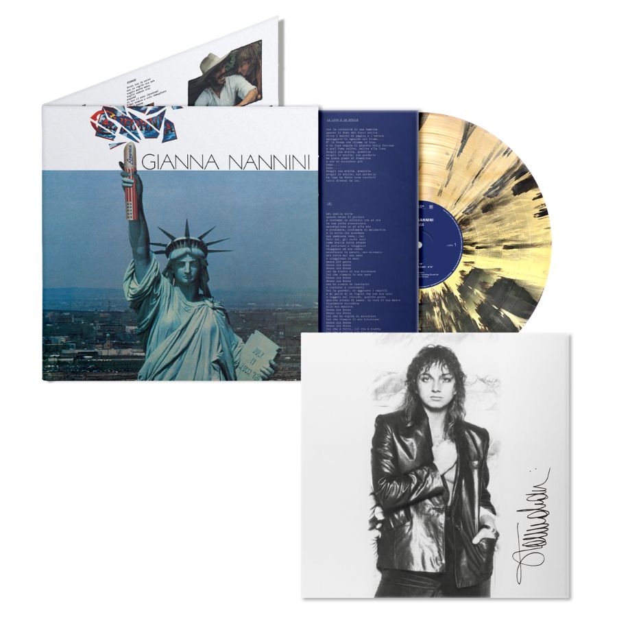Gianna Nannini California LP Splatter Oro e Nero + card autografata Limitato Numerato Pre Order Dal 10 Luglio