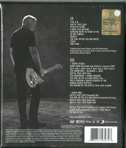 David Gilmour Rattle That Lock CD + DVD  Box Deluxe Edition