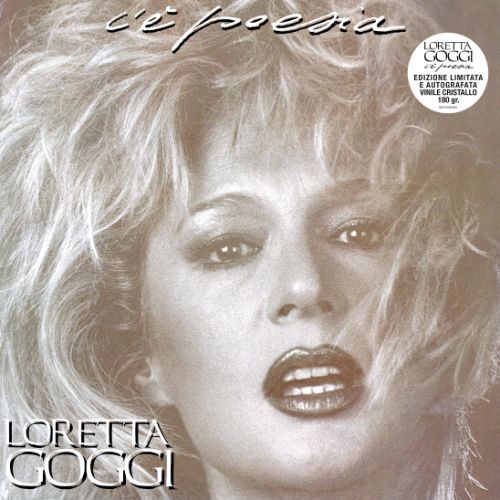 Loretta Goggi C'è Poesia  Vinile Cristallo Edizione Limitata Numerata Con Leaflet Autografato