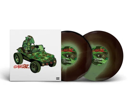 Gorillaz – Gorillaz | 2LP verde mimetico, marrone e nero 180 g limitato | Ristampa 2026 | Pre-order 4 dicembre 2026