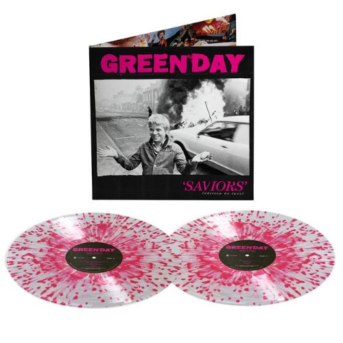 Green Day Saviors Deluxe Edition Doppio Vinile LP Splatter Bianco e Rosa Limitato Indie Exclusive