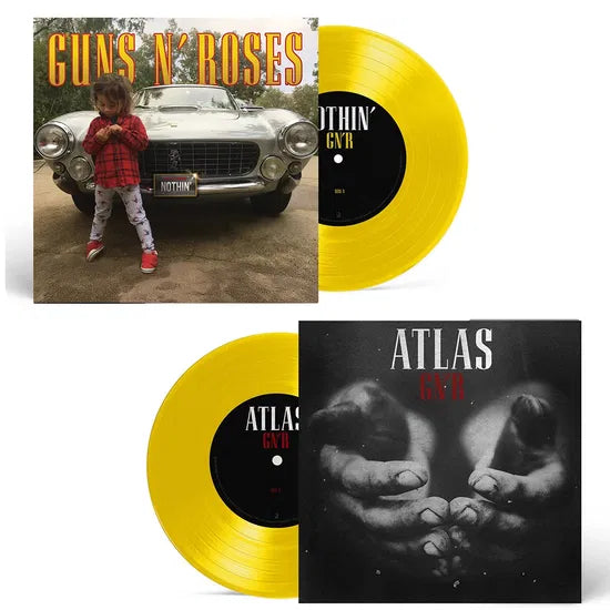 Guns N' Roses Nothin' / Atlas LP Vinile 7 Pollici Giallo