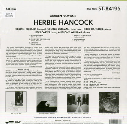 Herbie Hancock – Maiden Voyage | LP Vinile Nero