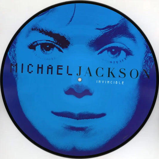 Michael Jackson - Invincible 2 LP Picture Disc Colorato Blu Limitato