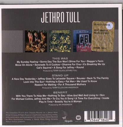 Jethro Tull The Triple Album Collection Box 3 CD